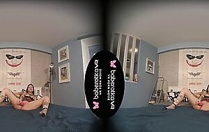 Solo teen fuck doll, Alice Sweet is masturbating, in VR