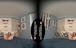 Solo teen fuck doll, Alice Sweet is masturbating, in VR