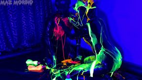 Uv Wet and Messy Gimpy Gas Mask Fun with Patricia