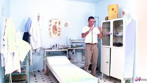 ”Nymphomaniac MILF Seduce Gynecologist To Fuck In Doctors Office”