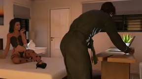 Cuckold hubby watches wife perform on cam as a camgirl