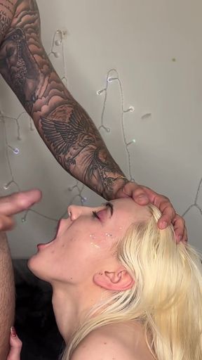 Hard Fucking After Best Blowjob with My Blonde Girlfriend Daruma Rai