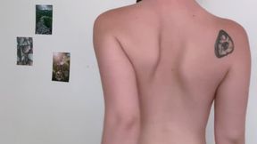 Blindfolded Belt Spank Playful Sexy Tease