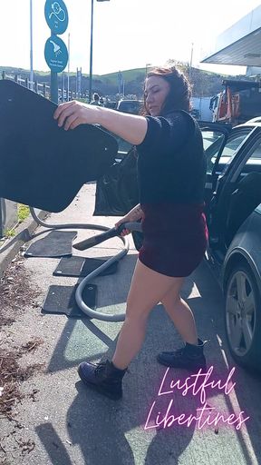Car Cleaning Outdoor Pee