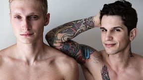 Max Carter Pounds Pierre Fitch in Intense Standing Fuck - Cocky Boys