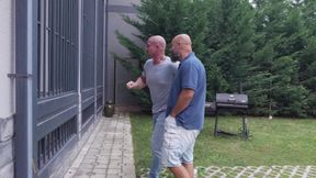 Two Neighbors Were Watching Me, I Didn&#039;t Mind and Got Two Cocks in My Ass. Dap