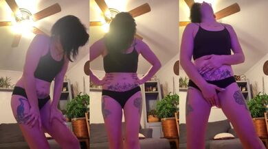 Girl begs you to let her pee all over the floor desperate housewife bladder torture