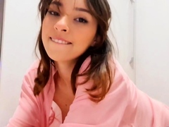 Striptease and JOI in English by Tattooed Teen on Webcam