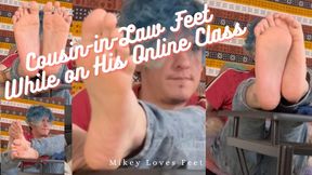 Lurking On My Cousin-in-Laws Feet While He Was in His Zoom Class- Male Feet, Guys Feet, Gay Foot Fetish