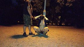 stupid cunt takes daddy s piss in her mouth