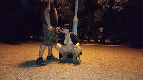 stupid cunt takes daddy s piss in her mouth