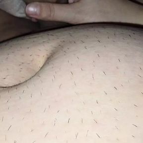 Step mom hand slip under blanket touching and handjob step son dick