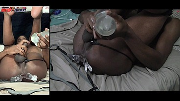 *PREMIUM* TWO ANGLES 1&2 - Sexy Twink Cums From Anal Stretching