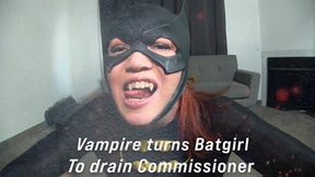 Vampire turns Batgirl to drain commissioner 04