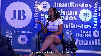 Carla Morelli fulfills the fantasy of a GANGBANG with 4 cocks BUKKAKE in Juan Bustos Podcast