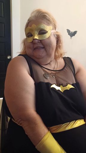 My BF and I All Dresses up as Bat Man and Bat Girl