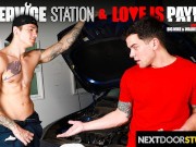 Mechanic Jayden Marcos Flip Flops Hunk