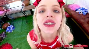 playing with fresh cum