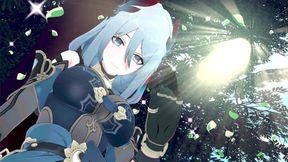 Railway sex fantasies with anime bombshell Hanya - steamy Honkai Star Rail hardcore!