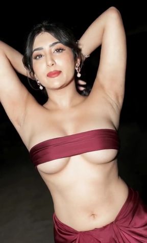 Celebrity GF licks hairy armpits in Bollywood style