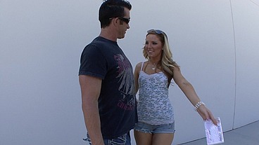 Next, she bends over and gets screwed from the rear, along with riding his rod, until he...