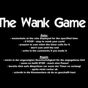 The wank game 3 - Table Torture - Try not to cum