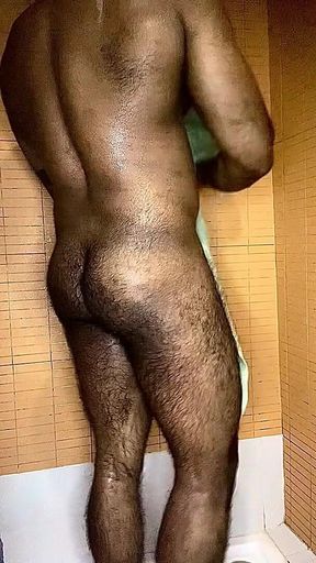 Hairy Man in the Bath