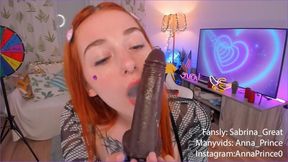 Redhead Sucks Cock Deep in POV Blowjob