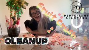 Fruit Crush Aftermath: Cleaning Up the Juicy Floor Mess