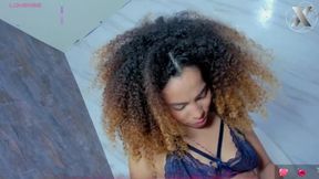 Intense Lesbian Masturbation: Vibrator in the Swollen Pussy