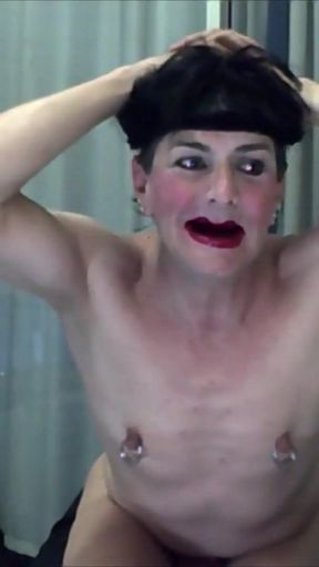 Epic moment from &quot;Crossdresser Smiling Toothless with Red Lipstick on Web Cam.&quot;