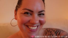 Vends-ta-culotte - Stunning French luscious MILF gets naked and masturbates in front of you