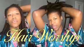 Worship Goddess’s Beautiful, BLACK Hair 🎀 🪞