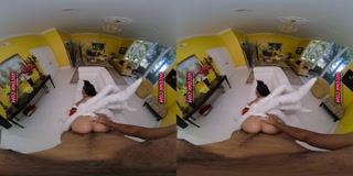 VR Conk Avery Black as hot fox with nine tails Ahri - League of Legends XXX Parody VRPorn