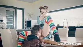 Elle Rose - Gets Anal Sex On The Table