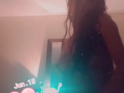 Sexy skinny whore dancing naked