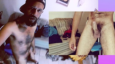 Hairy Guy Smoking