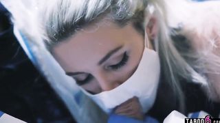 Dirty quarantine pandemic porn with blonde teenagers Lola Fae