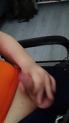 Basic Fap Continues and I Shoot Cum Twice, Try a Bit for Taste