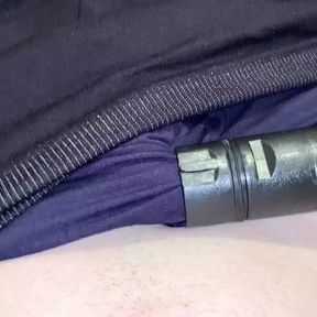 femboy couldn&#039;t resist in front of a powerful vacuum cleaner after training, the vacuum cleaner sniffs his dick and sweet ass