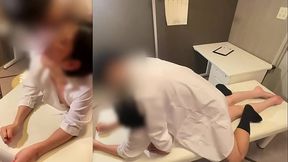 Japanese wife gets cuckolded while husband listens to milf's dirty talk