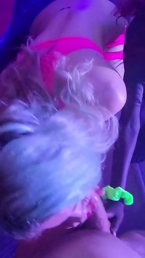 Blowjob- Viera and Our Sudanese Friend