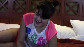 porn stars stripping showing tits ass & pussy on webcam