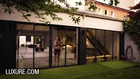 Mina Sauvage in sexy lingerie enjoys intimate sex