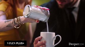 Deeper. Petite Submissive Redhead Madi Collins Can't Stop Squirting During Anal