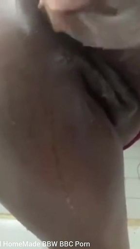 In the Shower Solo Intense Anal Masturbation