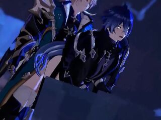 Varka x Flins - Genshin Impact Queer Comics Animation