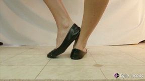 Ballet Flats Standing Shoeplay - Kylie Jacobsx - MP4 480p SD