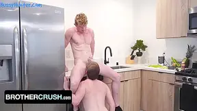 Max Lorde In Hunk Stepbro Wakes Up Stepbro With Hard Dick For Breakfast In The Kitche