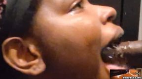 She Devours the Deepthroat Action Made Him Nut Fast!
